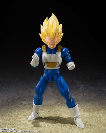 DRAGON BALL Z - Super Saiyan Vegeta - Figurine S.H. Figuarts 13.5cm - Toys Legacy Collection