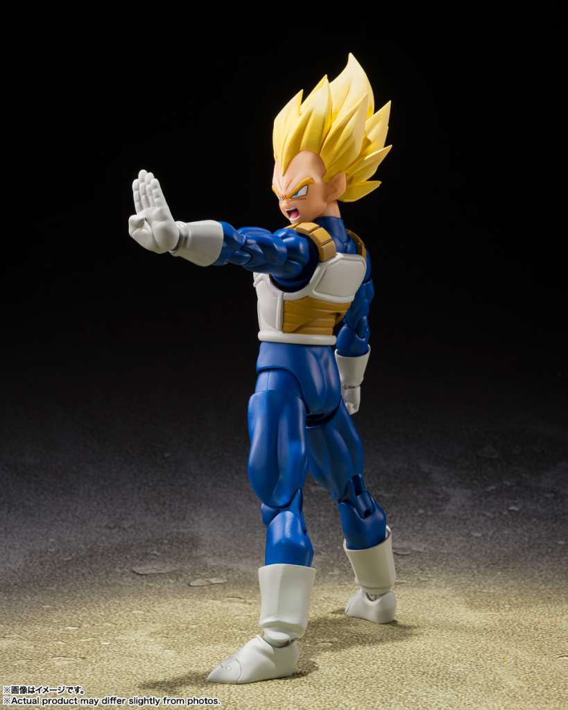 DRAGON BALL Z - Super Saiyan Vegeta - Figurine S.H. Figuarts 13.5cm - Toys Legacy Collection