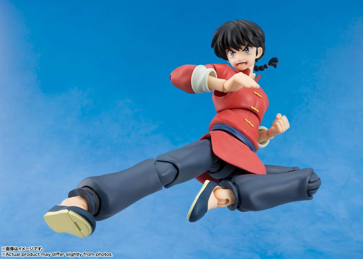 RANMA 1/2 - Ranma (Garçon) - Figurine S.H. Figuarts 14cm - Toys Legacy Collection