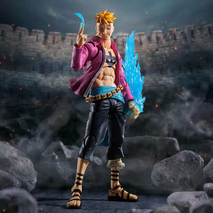 ONE PIECE - Marco "Marineford" - Figurine S.H. Figuarts 17cm - Toys Legacy Collection