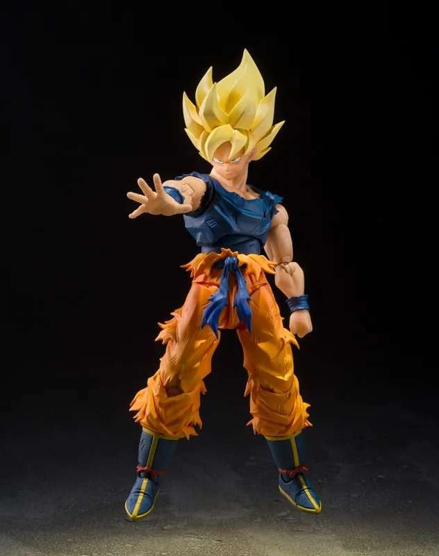 DRAGON BALL Z - Goku "Fighter Rage" - Figurine S.H. Figuarts 14.5cm - Toys Legacy Collection