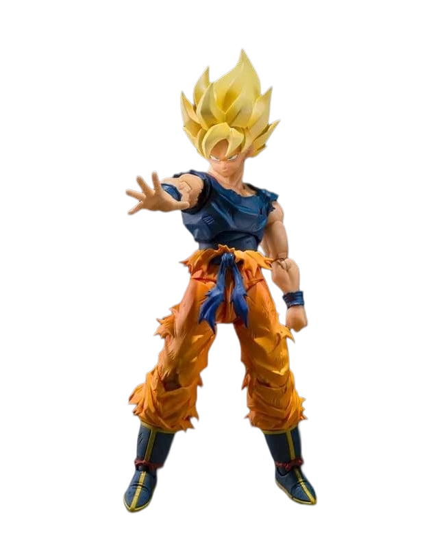 DRAGON BALL Z - Goku "Fighter Rage" - Figurine S.H. Figuarts 14.5cm - Toys Legacy Collection
