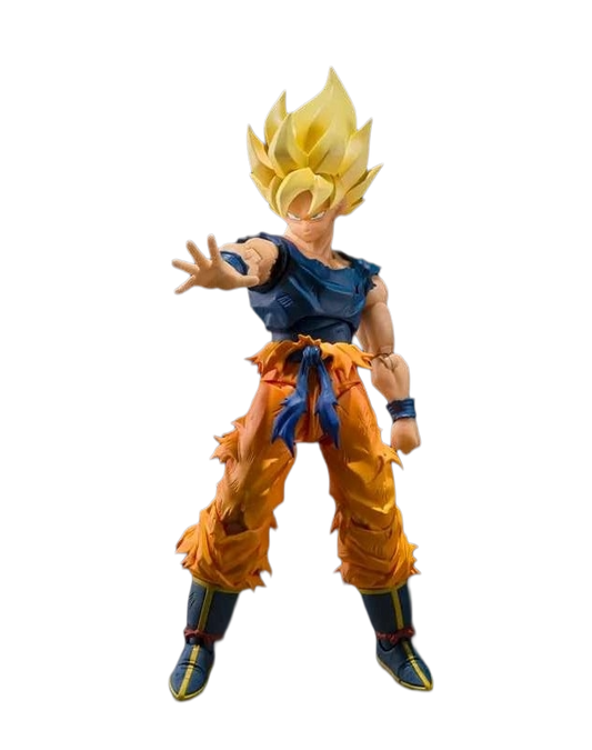 DRAGON BALL Z - Goku "Fighter Rage" - Figurine S.H. Figuarts 14.5cm - Toys Legacy Collection