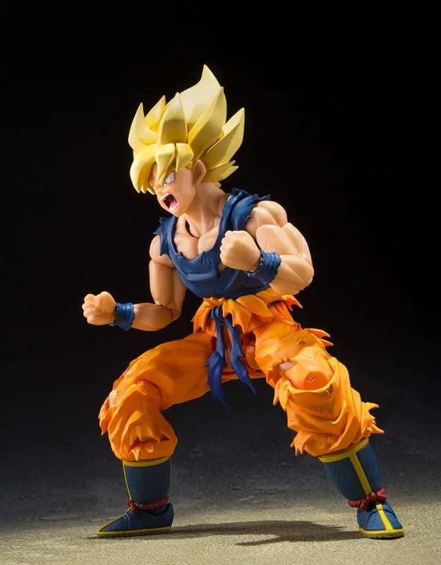 DRAGON BALL Z - Goku "Fighter Rage" - Figurine S.H. Figuarts 14.5cm - Toys Legacy Collection