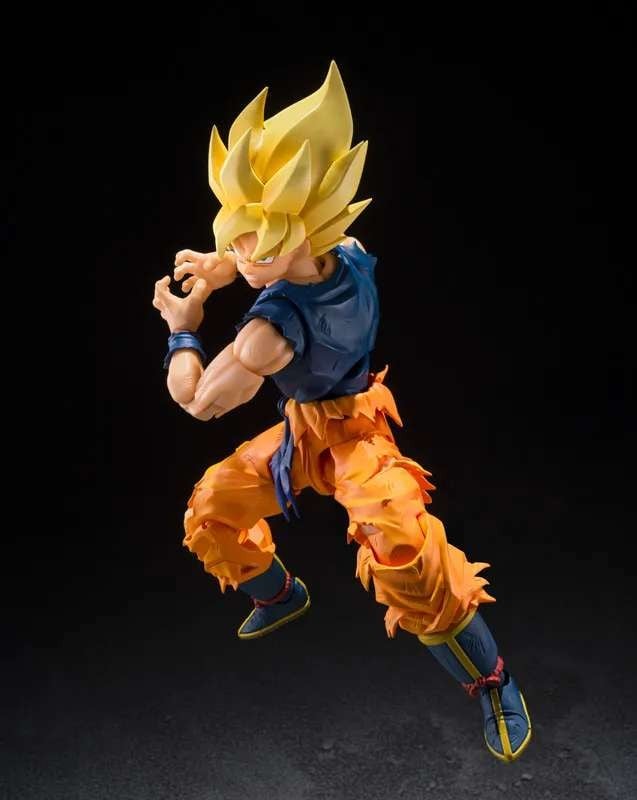 DRAGON BALL Z - Goku "Fighter Rage" - Figurine S.H. Figuarts 14.5cm - Toys Legacy Collection