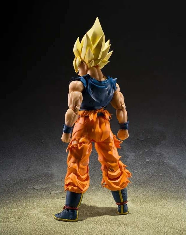 DRAGON BALL Z - Goku "Fighter Rage" - Figurine S.H. Figuarts 14.5cm - Toys Legacy Collection