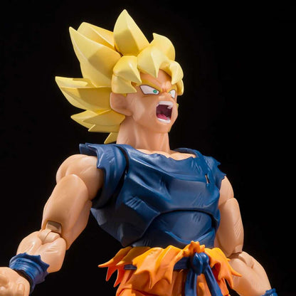DRAGON BALL Z - Goku "Fighter Rage" - Figurine S.H. Figuarts 14.5cm - Toys Legacy Collection