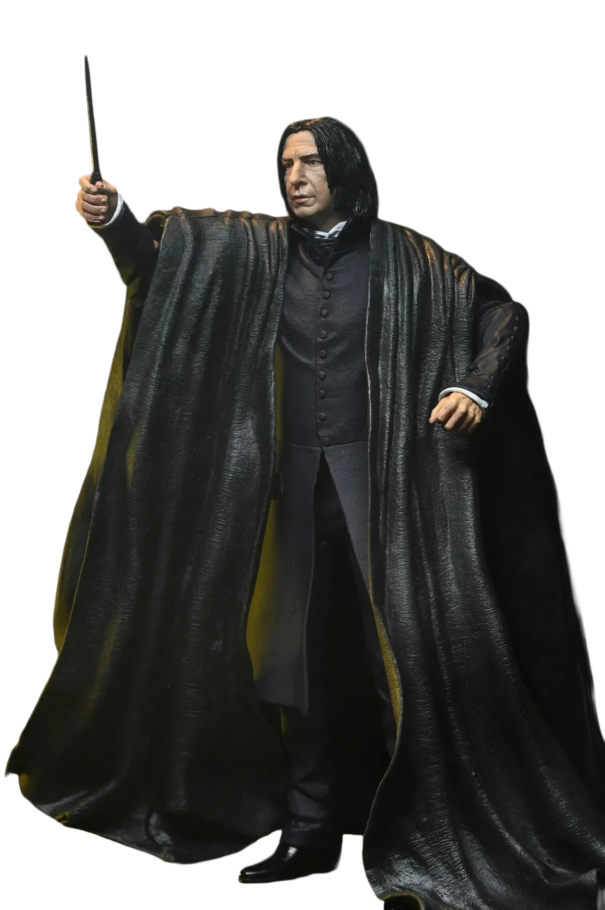 Figurine de Severus Rogue de la collection Harry Potter Legacy, Neca, 17 cm, détail précis et pose réaliste.