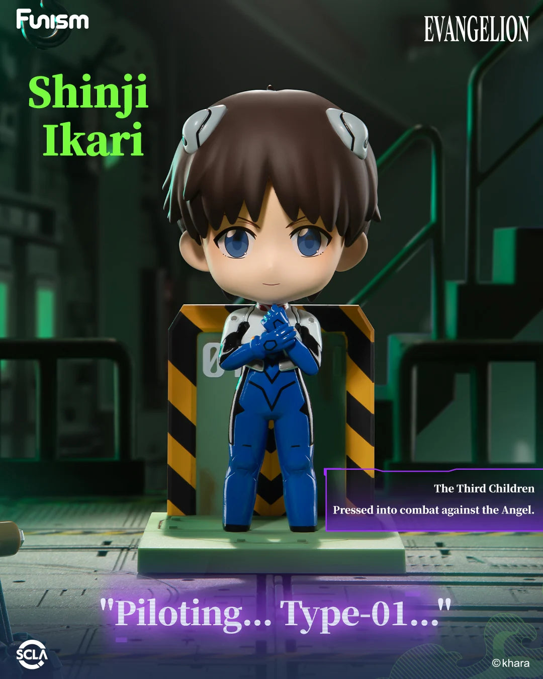 EVANGELION - EVA - Blind Box Set 8 Figurine 12cm - Toys Legacy Collection