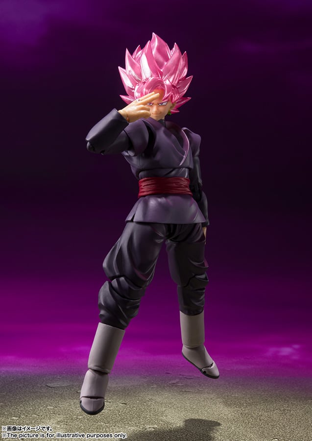 DRAGON BALL SUPER - SS Goku Black Rosé - Figurine S.H. Figuarts 14cm - Toys Legacy Collection