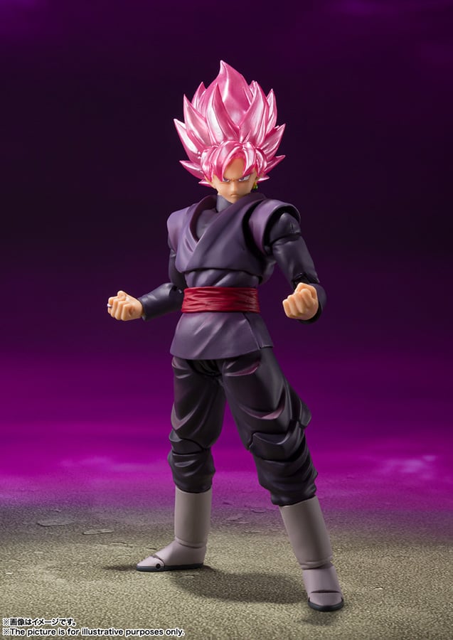 DRAGON BALL SUPER - SS Goku Black Rosé - Figurine S.H. Figuarts 14cm - Toys Legacy Collection