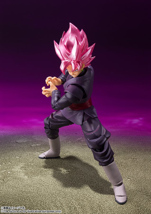 DRAGON BALL SUPER - SS Goku Black Rosé - Figurine S.H. Figuarts 14cm - Toys Legacy Collection