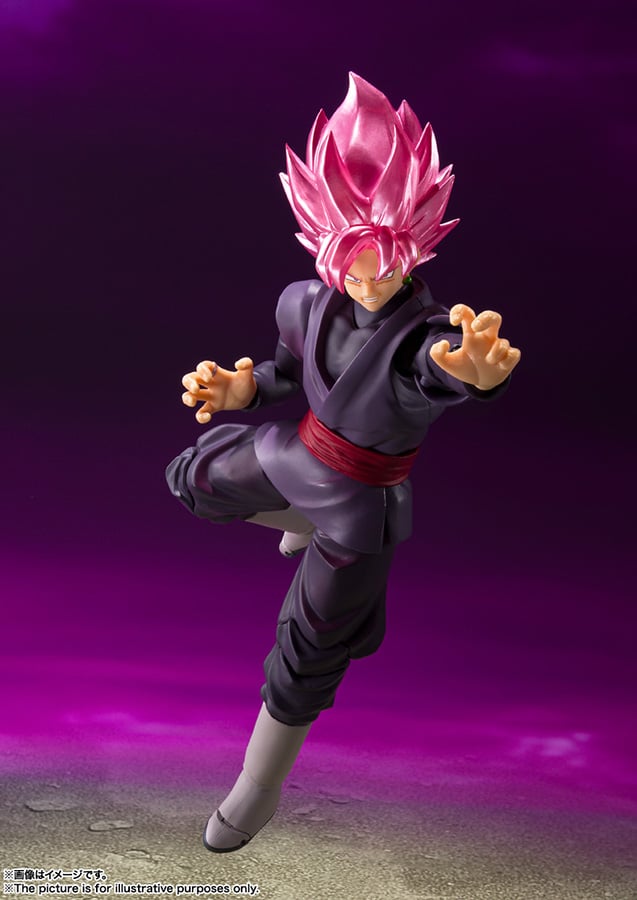 DRAGON BALL SUPER - SS Goku Black Rosé - Figurine S.H. Figuarts 14cm - Toys Legacy Collection