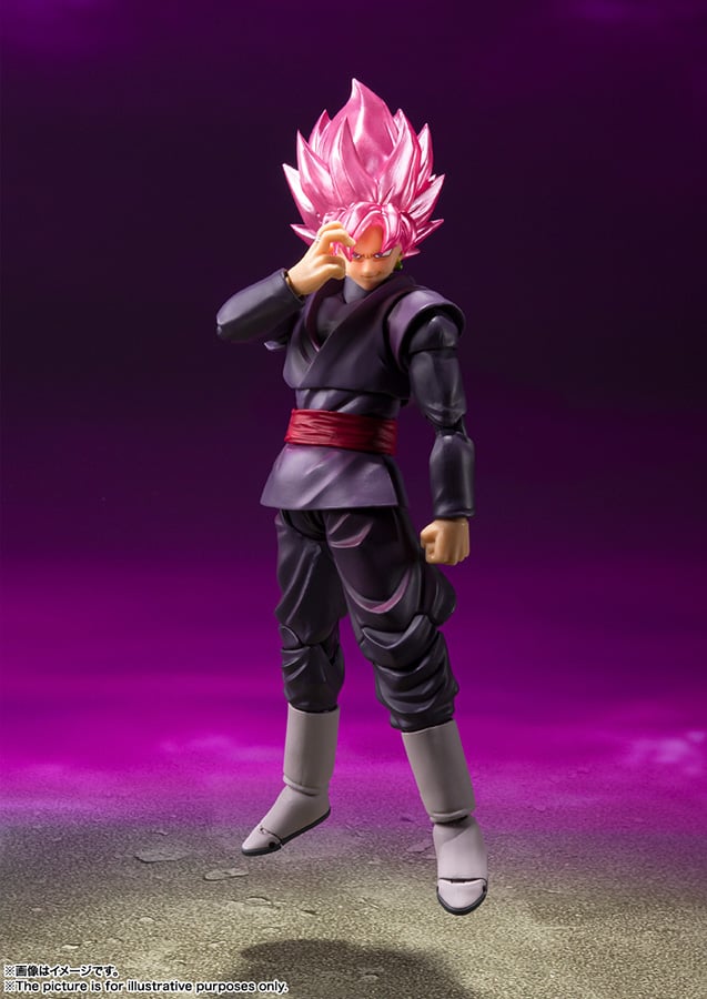 DRAGON BALL SUPER - SS Goku Black Rosé - Figurine S.H. Figuarts 14cm - Toys Legacy Collection