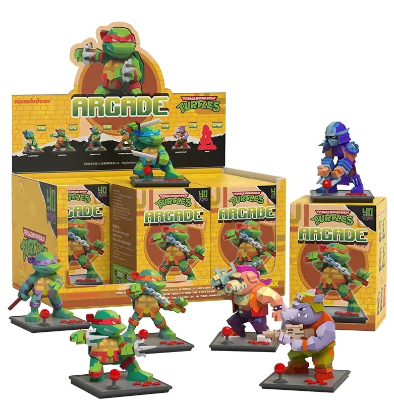 TORTUES NINJA - Arcade - Display 6 Figurines - Toys Legacy Collection