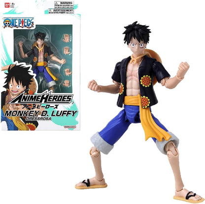 ONE PIECE - Monkey D. Luffy "Vers. Dressrosa" -Fig. Anime Heroes 17cm