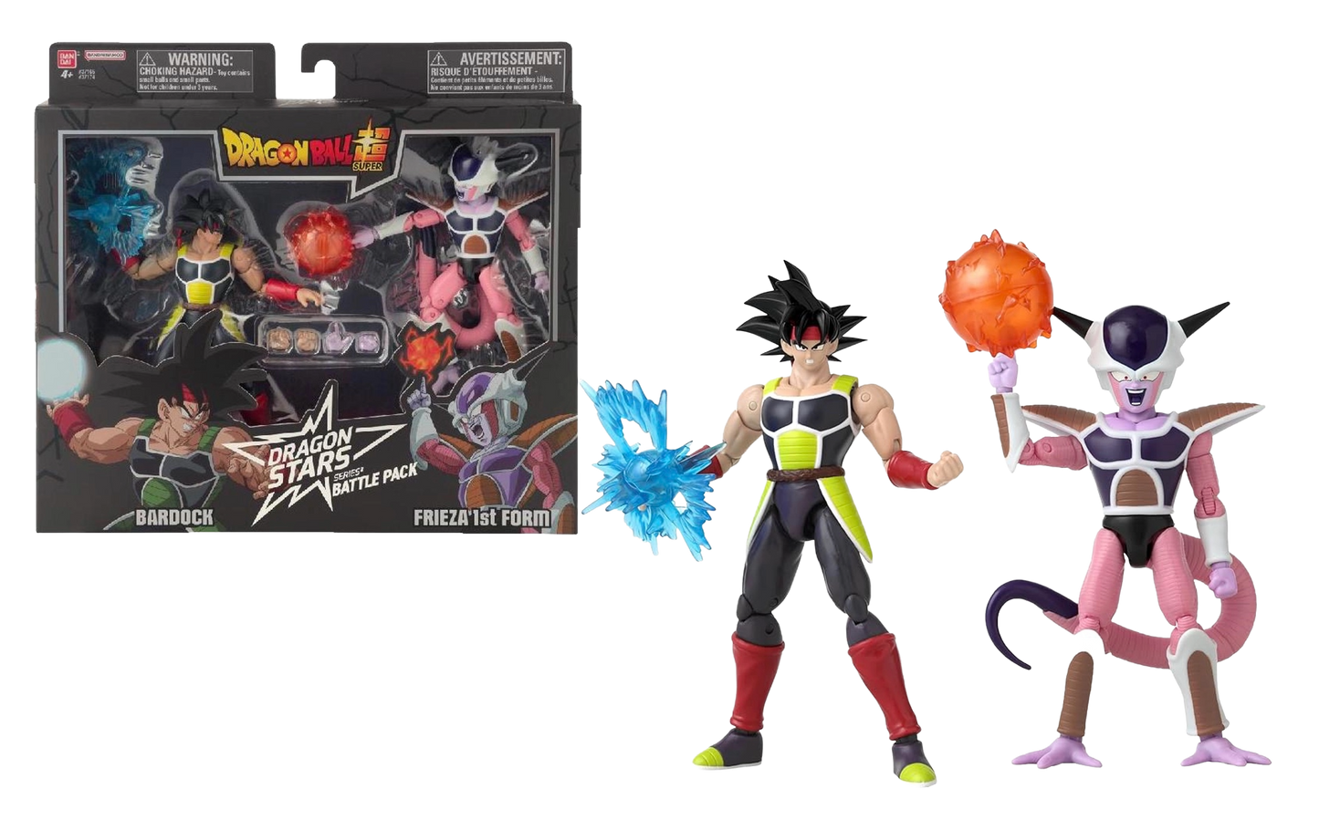 DRAGON BALL - Bardock Vs Frieza - Battle Pack Dragon Stars 17cm - Toys Legacy Collection