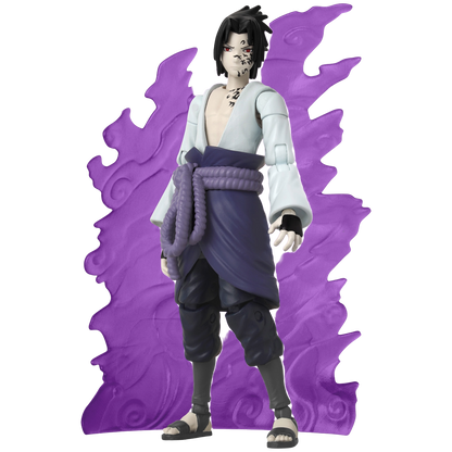 NARUTO - Sasuke avec effet transf. - Figurine Anime Heroes Beyond 17cm - Toys Legacy Collection