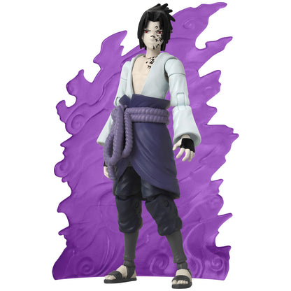 NARUTO - Sasuke avec effet transf. - Figurine Anime Heroes Beyond 17cm - Toys Legacy Collection