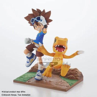 DIGIMON - Taichi & Agumon - Figurine DXF-Adventure Archives 15cm - Toys Legacy Collection