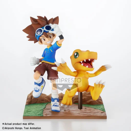 DIGIMON - Taichi & Agumon - Figurine DXF-Adventure Archives 15cm - Toys Legacy Collection