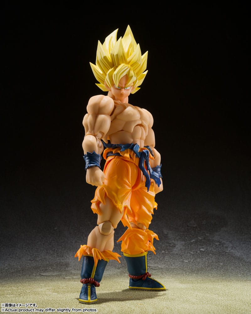 DRAGON BALL Z - Super Sayian Son Goku - Figurine S.H. Figuarts 14cm - Toys Legacy Collection