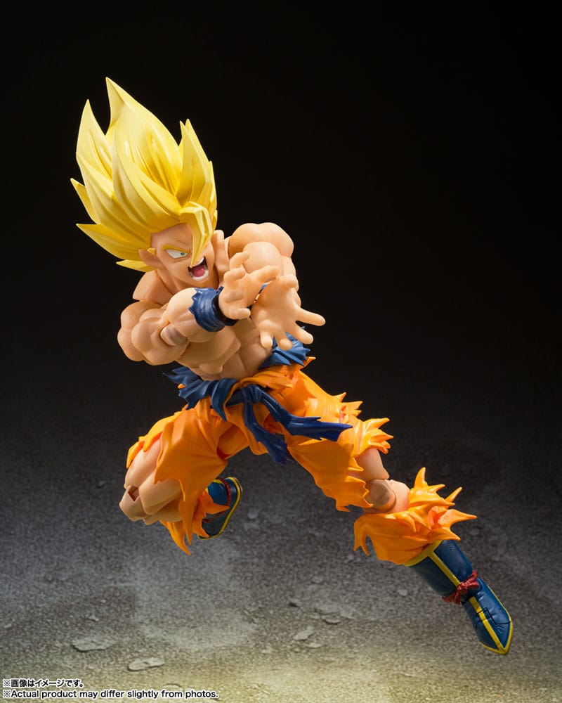 DRAGON BALL Z - Super Sayian Son Goku - Figurine S.H. Figuarts 14cm - Toys Legacy Collection
