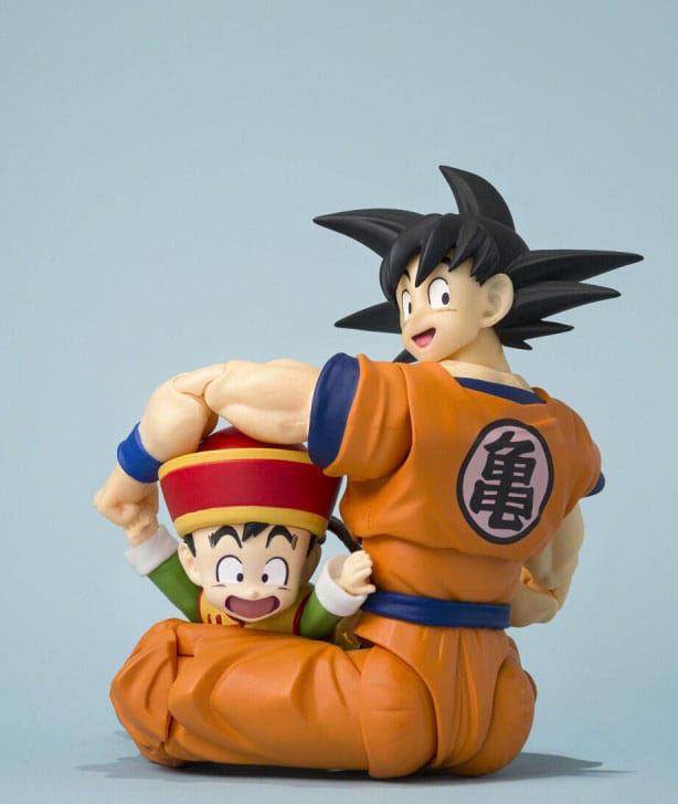 DRAGON BALL Z - Goku, Gohan & Kintoun -Figurine S.H. Figuarts 14 & 6cm - Toys Legacy Collection