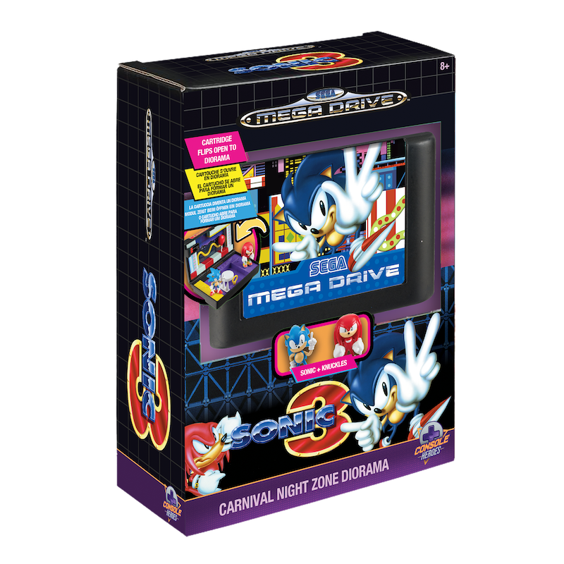 CONSOLE HEROES - Mega Drive Sonic 3 - Statuette 7cm - Toys Legacy Collection