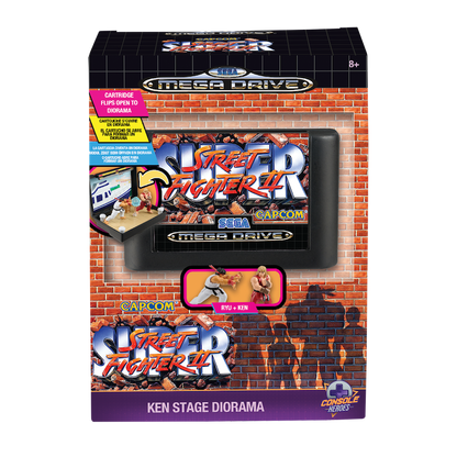 CONSOLE HEROES - Mega Drive Street Fighter 2 - Statuette 7cm - Toys Legacy Collection