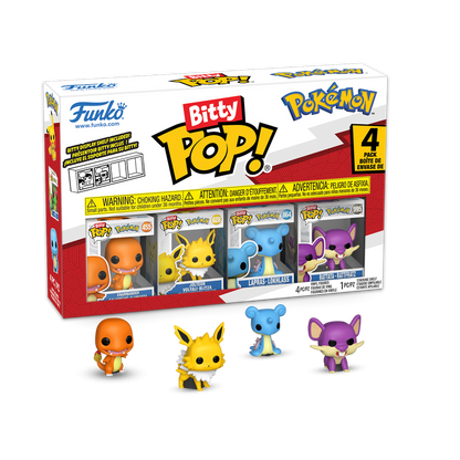 POKEMON - Bitty Pop 4 Pack 2.5cm - Salamèche - Toys Legacy Collection