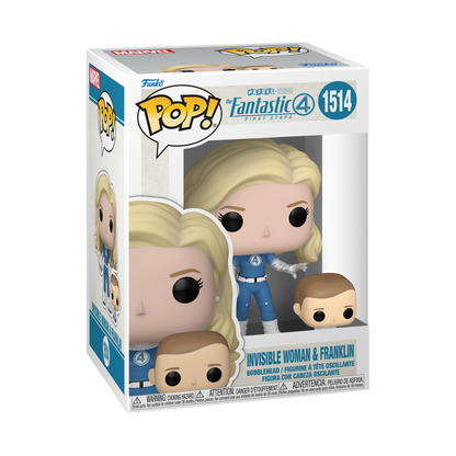 LES 4 FANTASTIQUES - POP Marvel N°1514 - La Femme Invisible & Franklin - Toys Legacy Collection