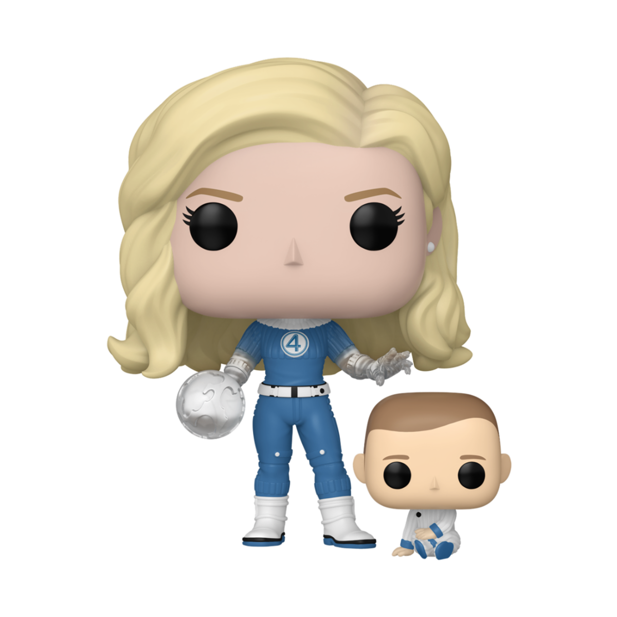 LES 4 FANTASTIQUES - POP Marvel N°1514 - La Femme Invisible & Franklin - Toys Legacy Collection