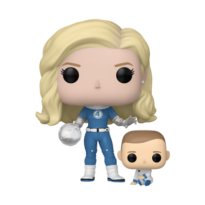 LES 4 FANTASTIQUES - POP Marvel N°1514 - La Femme Invisible & Franklin - Toys Legacy Collection
