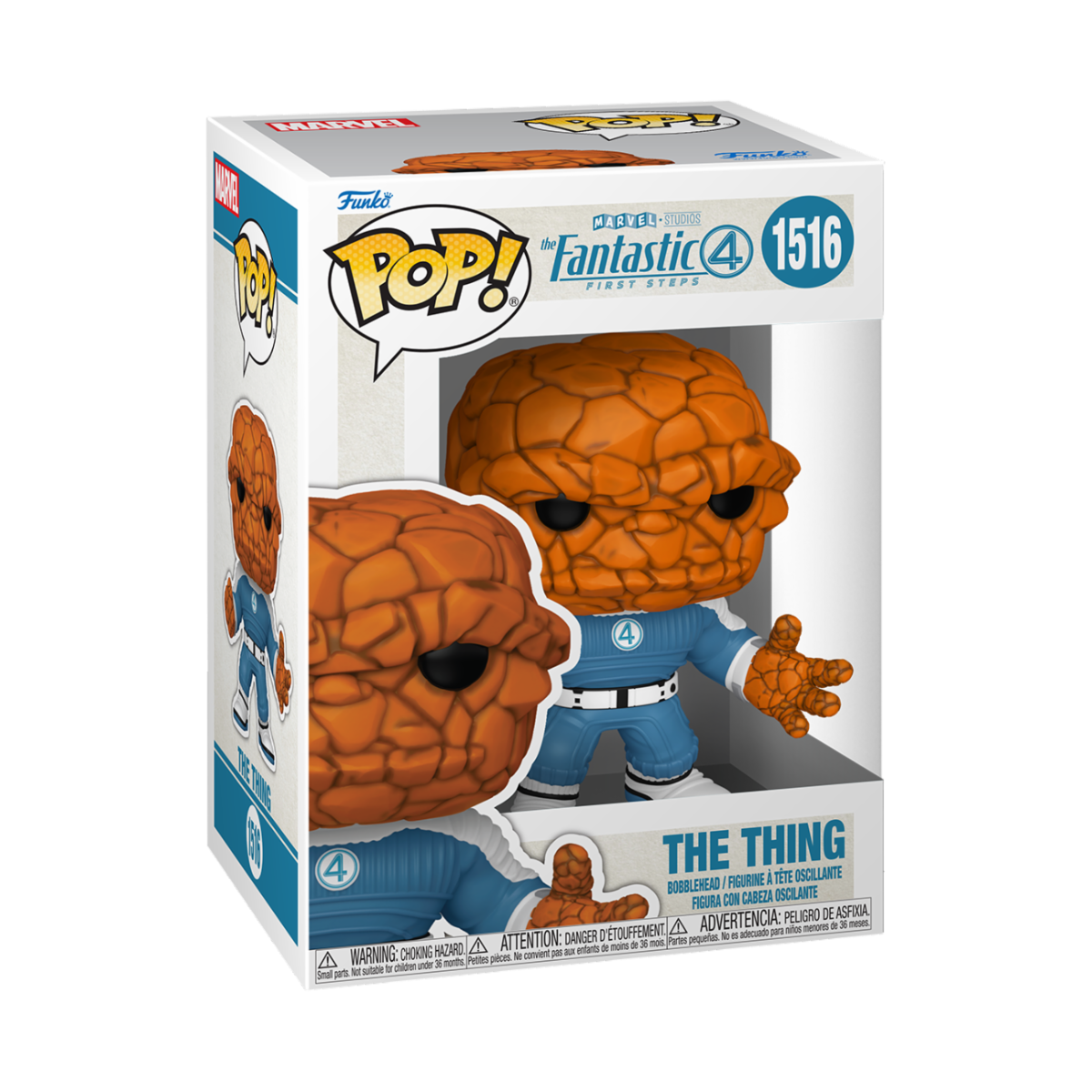 LES 4 FANTASTIQUES - POP Marvel N° 1516 - La Chose - Toys Legacy Collection