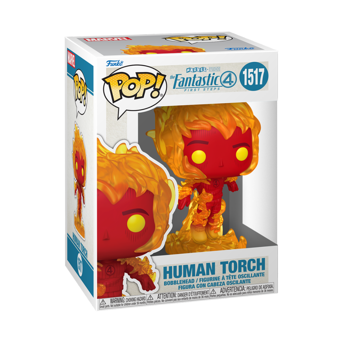 LES 4 FANTASTIQUES - POP Marvel N° 1517 - La Torche Humaine - Toys Legacy Collection
