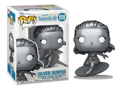 LES 4 FANTASTIQUES - POP Marvel N° 1518 - Le Surfeur d'Argent - Toys Legacy Collection