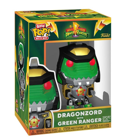 POWER RANGERS - Bitty Bots - Dragon Zord avec Ranger vert - Toys Legacy Collection