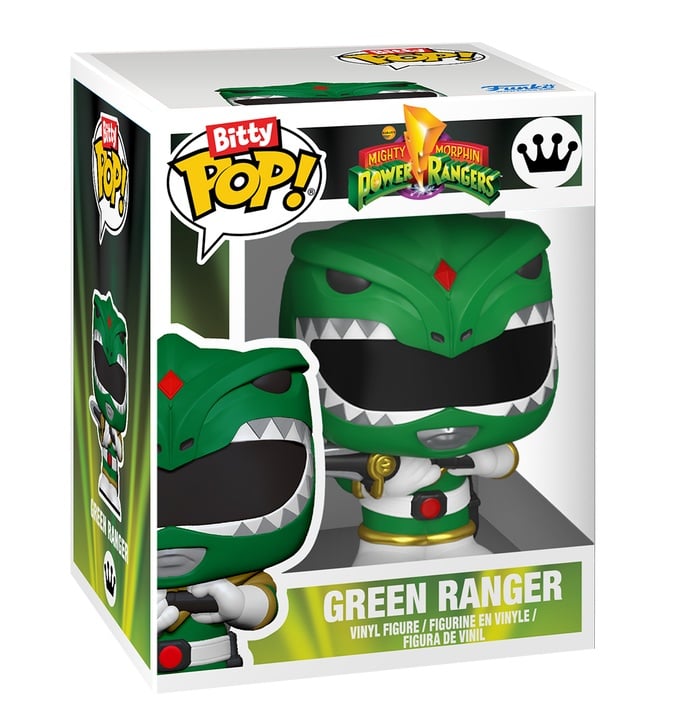 POWER RANGERS - Bitty Bots - Dragon Zord avec Ranger vert - Toys Legacy Collection