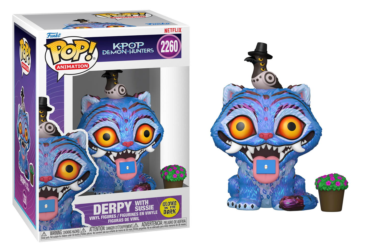KPOP DEMON HUNTERS - POP Animation N° 2260 - Tigre avec Sussie - Toys Legacy Collection