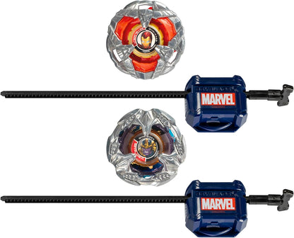 BEYBLADE X - Marvel Iron Man 4-80B & Thanos 4-60P Dual Pack - Toys Legacy Collection