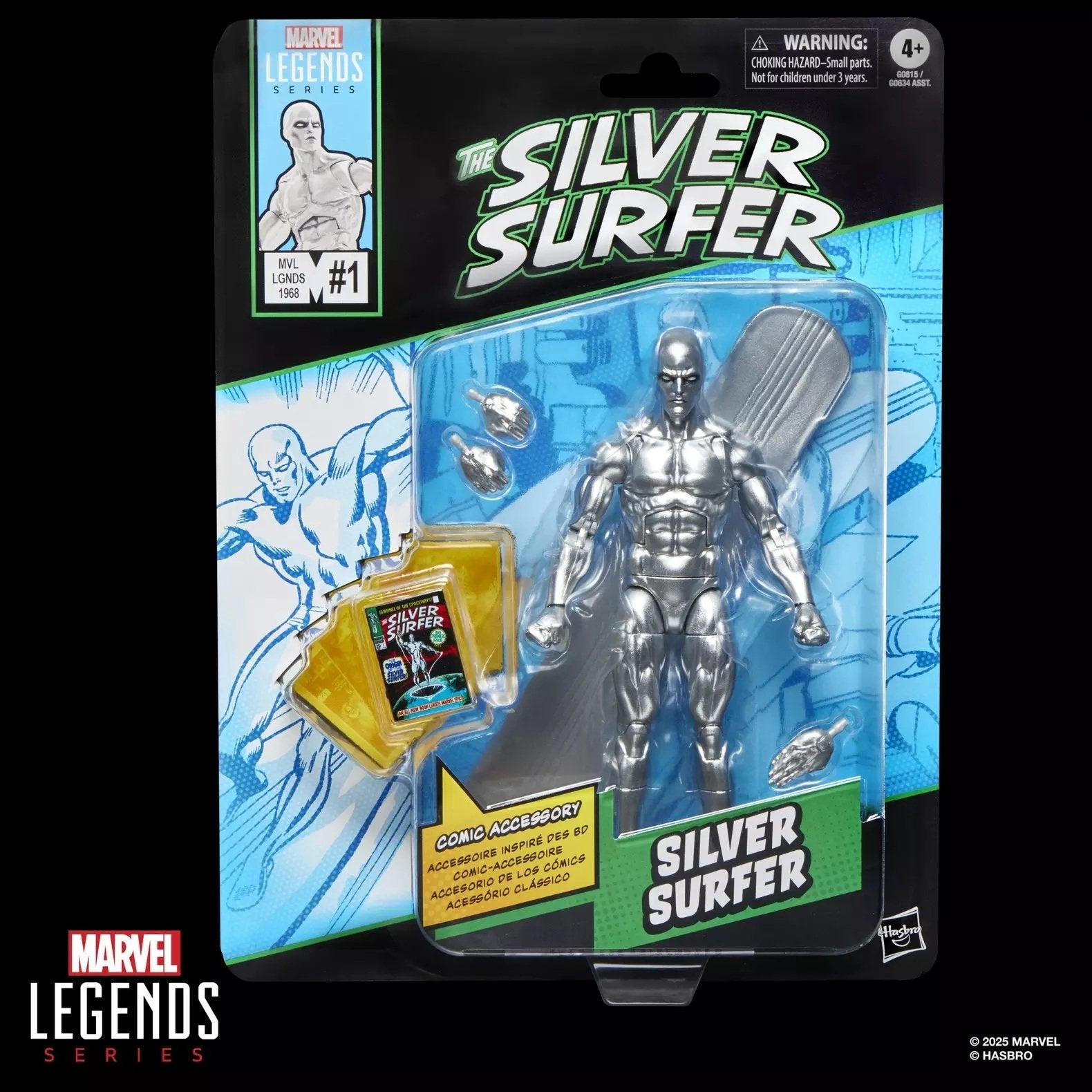 MARVEL - Surfer d'argent - Figurine Legends Series 15cm - Toys Legacy Collection