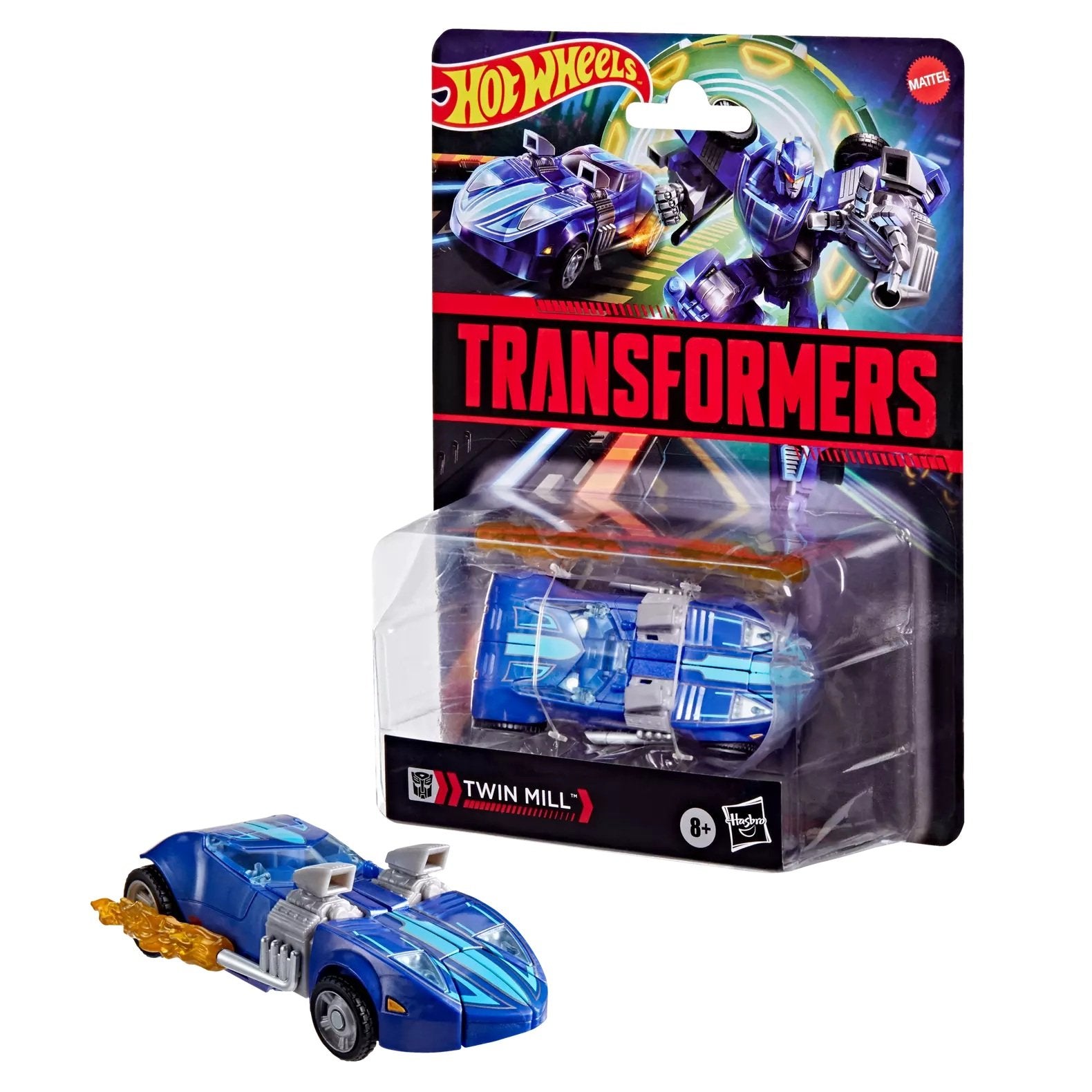 TRANSFORMERS X HOT WHEELS - Twin Mill - Figurine Collaborative 13cm - Toys Legacy Collection