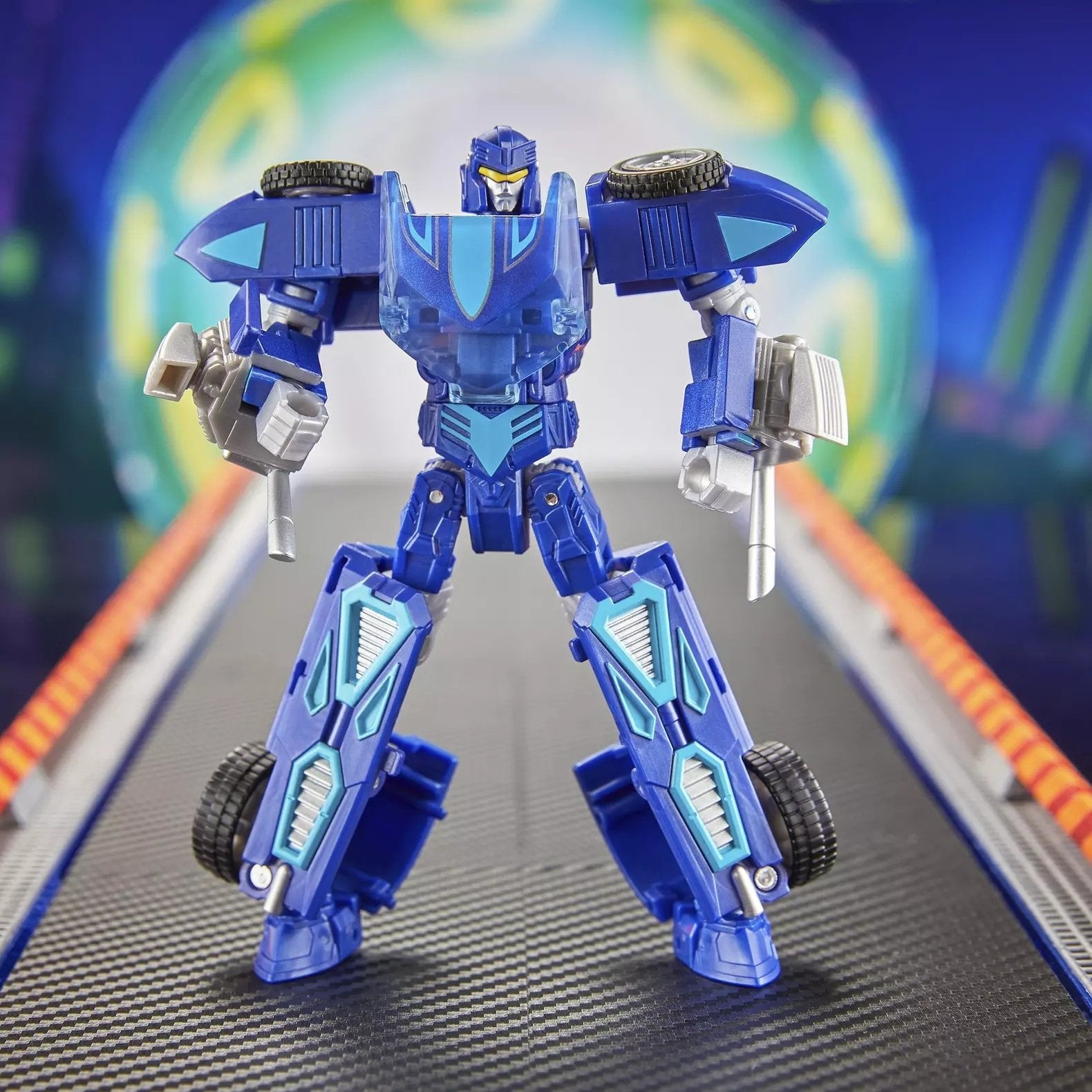 TRANSFORMERS X HOT WHEELS - Twin Mill - Figurine Collaborative 13cm - Toys Legacy Collection