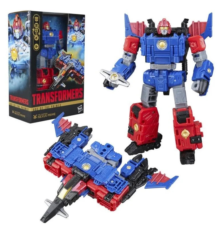 TRANSFORMERS Age of the Primes - Nexus Prime Voyager - Figurine 15.5cm - Toys Legacy Collection