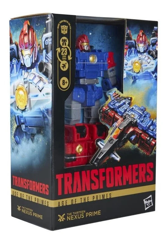TRANSFORMERS Age of the Primes - Nexus Prime Voyager - Figurine 15.5cm - Toys Legacy Collection