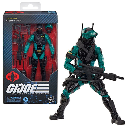 G.I. JOE - Night-Viper - Figurine Classified Series #187 15cm - Toys Legacy Collection