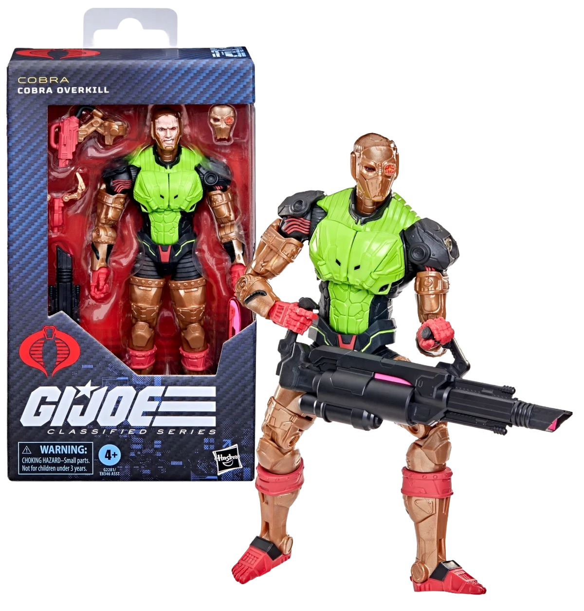 G.I. JOE - Cobra Overkill - Figurine Classified Series #201 15cm - Toys Legacy Collection