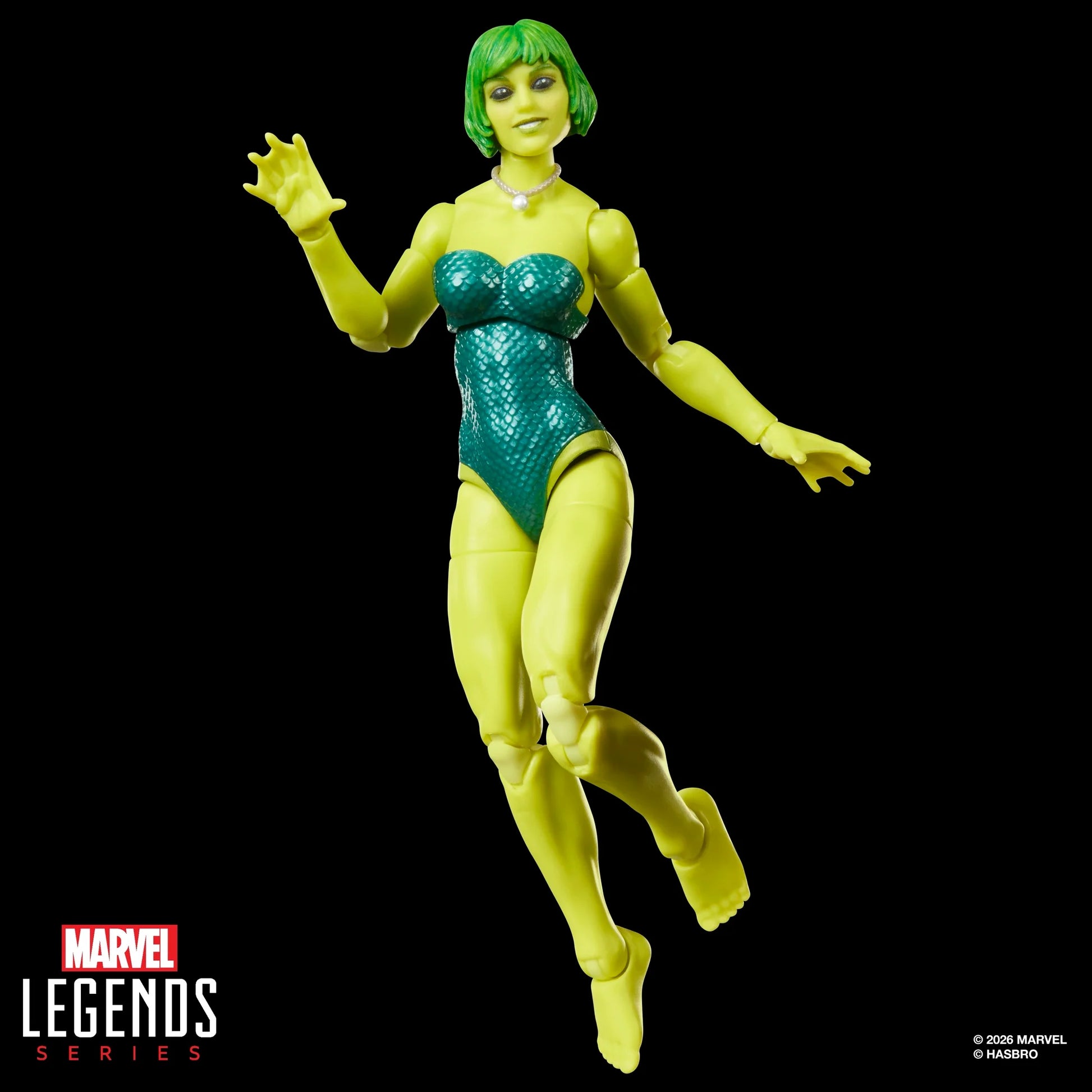 Figurine Marvel Legends Series Marvel's Marrina (Division Alpha) de 15 cm, personnage de la série Marvel, marque Hasbro.