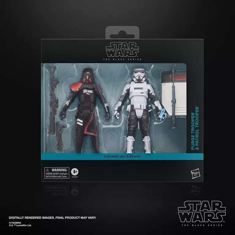 STAR WARS - Purge Trooper & Patrol Trooper - Fig. Black Series 15cm - Toys Legacy Collection